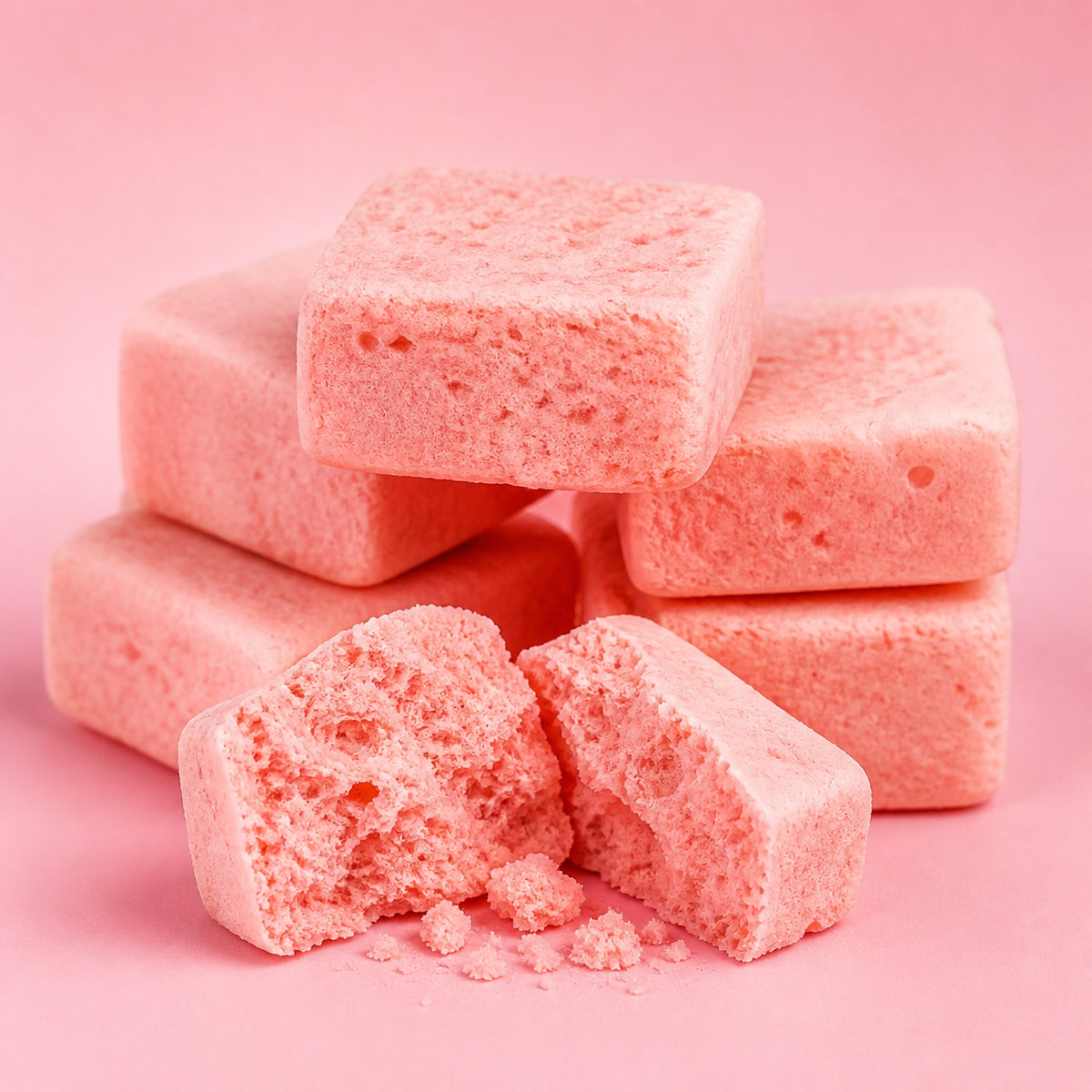 MiniCrush Freeze-Dried Strawberry Ice Cream Candy – 2 × 0.88 oz Bags