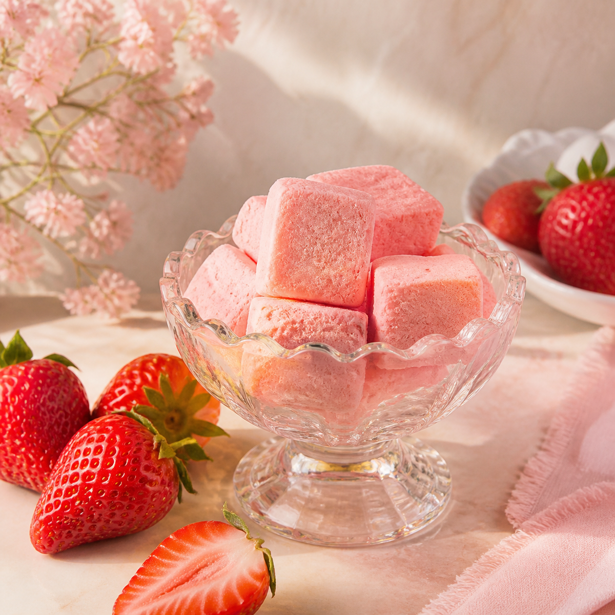 MiniCrush Freeze-Dried Strawberry Ice Cream Candy – 2 × 0.88 oz Bags