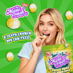 Freeze Dried Sour Lemon Crunchy Candy - 5.36 oz Unique Candies Delight Crunchy Treat Snack Gift Sour Heads Citrus