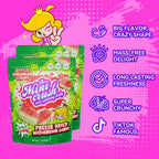 Freeze-Dried Watermelon Candy Snacks- Crispy& Fruity Candy,2-Pack Resealable Bags | Perfect Holiday Gifts &Party Favors -MINICRUSH