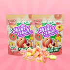 Freeze Dried Peach Ring Candy (2 pack)-healthy snacks, delicious and crunchy fruit candies, perfect for small snacks anytime 