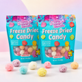 MiniCrush freeze-dried fruity candy puffs in two 1.76 oz resealable bags