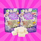 Minicrush Freeze Dried Vanilla Ice Cream Bites, Extra Crunchy Melt-in-Your-Mouth Ice Cream Snack, Resealable Box Pack, 25g