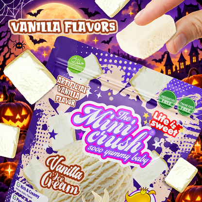 MiniCrush Freeze-Dried Vanilla Ice Cream Candy – 2 × 0.88 oz Bags