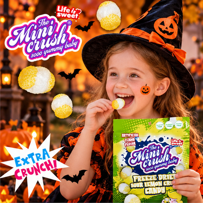 MiniCrush Freeze-Dried Sour Lemon Candy – 2 × 2.68 oz Bags