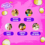 Freeze Dried Sour Lemon Crunchy Candy - 5.36 oz Unique Candies Delight Crunchy Treat Snack Gift Sour Heads Citrus