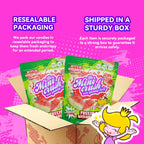 Freeze-Dried Watermelon Candy Snacks- Crispy& Fruity Candy,2-Pack Resealable Bags | Perfect Holiday Gifts &Party Favors -MINICRUSH